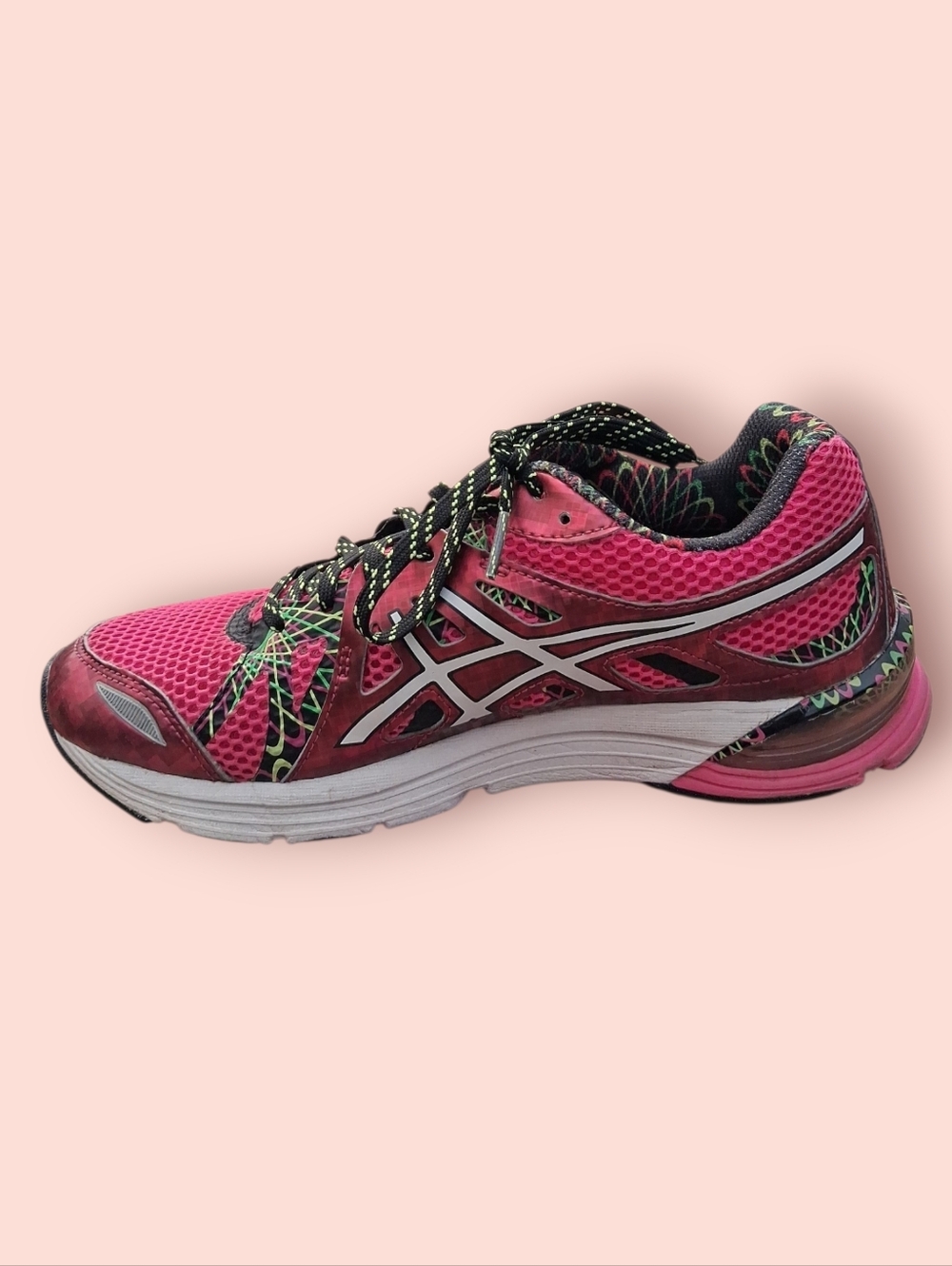 (EUC) ASICS® GEL-Preleus™ "Hot Pink" Women's Shoe - Size 7.5 - Picture 3 of 7